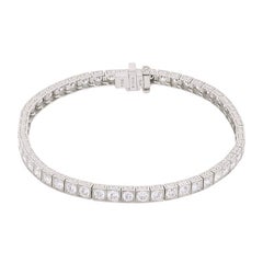 Sophia D Linked Tennis Bracelet with Round Brilliant Diamonds