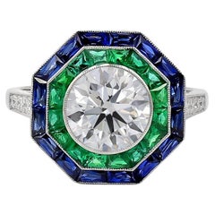 Sophia D. Anillo Hexagonal Multi-Gemas