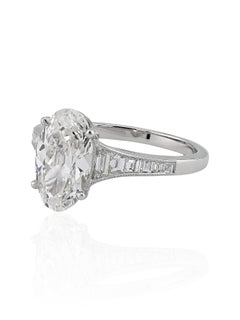 Sophia D Oval Diamond Ring Platinum