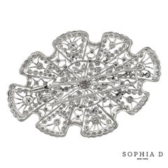 Sophia D. Pearl and Diamond Brooch