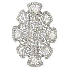 Sophia D. Pearl and Diamond Brooch