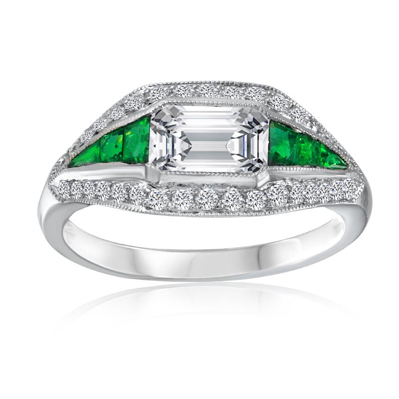 Sophia D Platinum Ring In New Condition For Sale In Los Angeles, CA