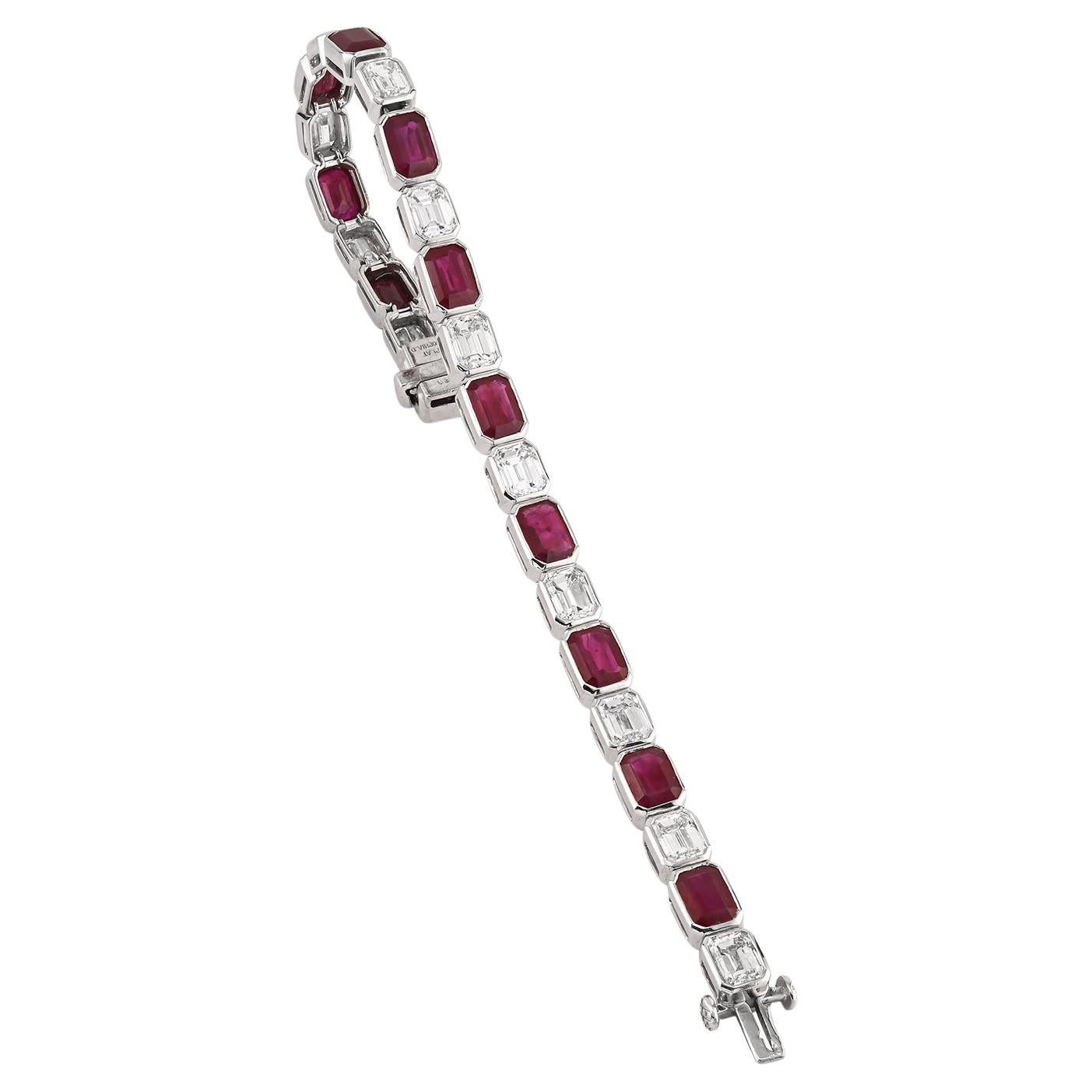 Sophia D. Armband mit Rubin und Diamanten