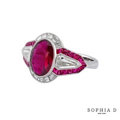 Sophia D Ruby and Diamond Ring