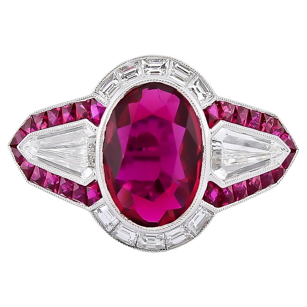 Sophia D Ruby and Diamond Ring