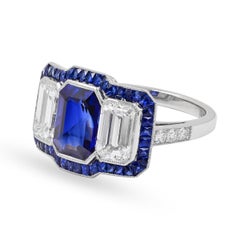 Sophia D. Three Stone Ring