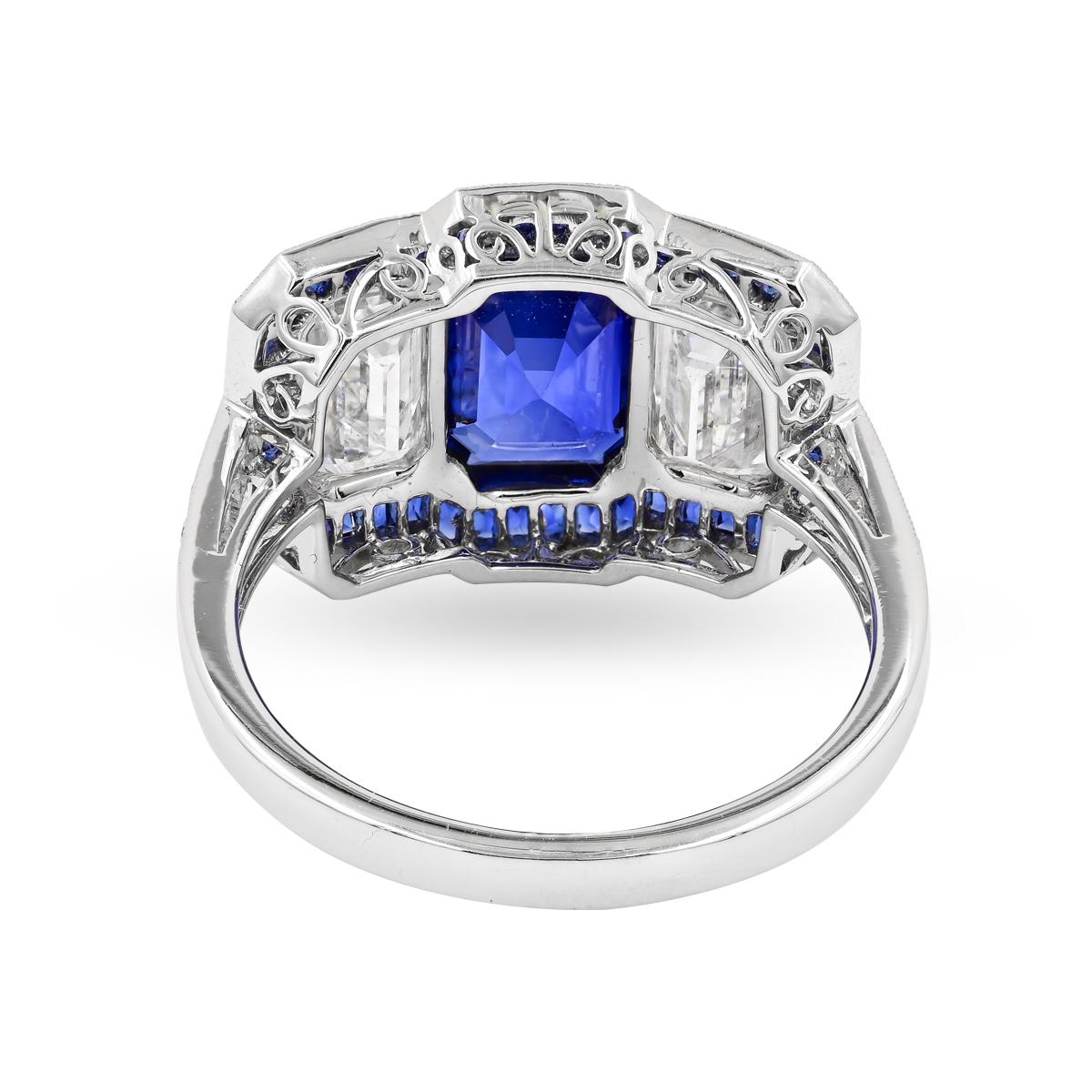 Sophia D. Three Stone Ring In New Condition For Sale In New York, NY