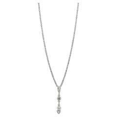 Sophia D. Vertikale Bar-Diamant-Halskette