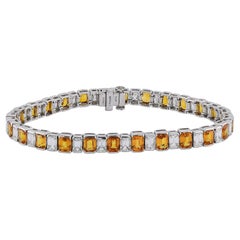 Sophia D. Yellow Sapphire and Diamond Bracelet