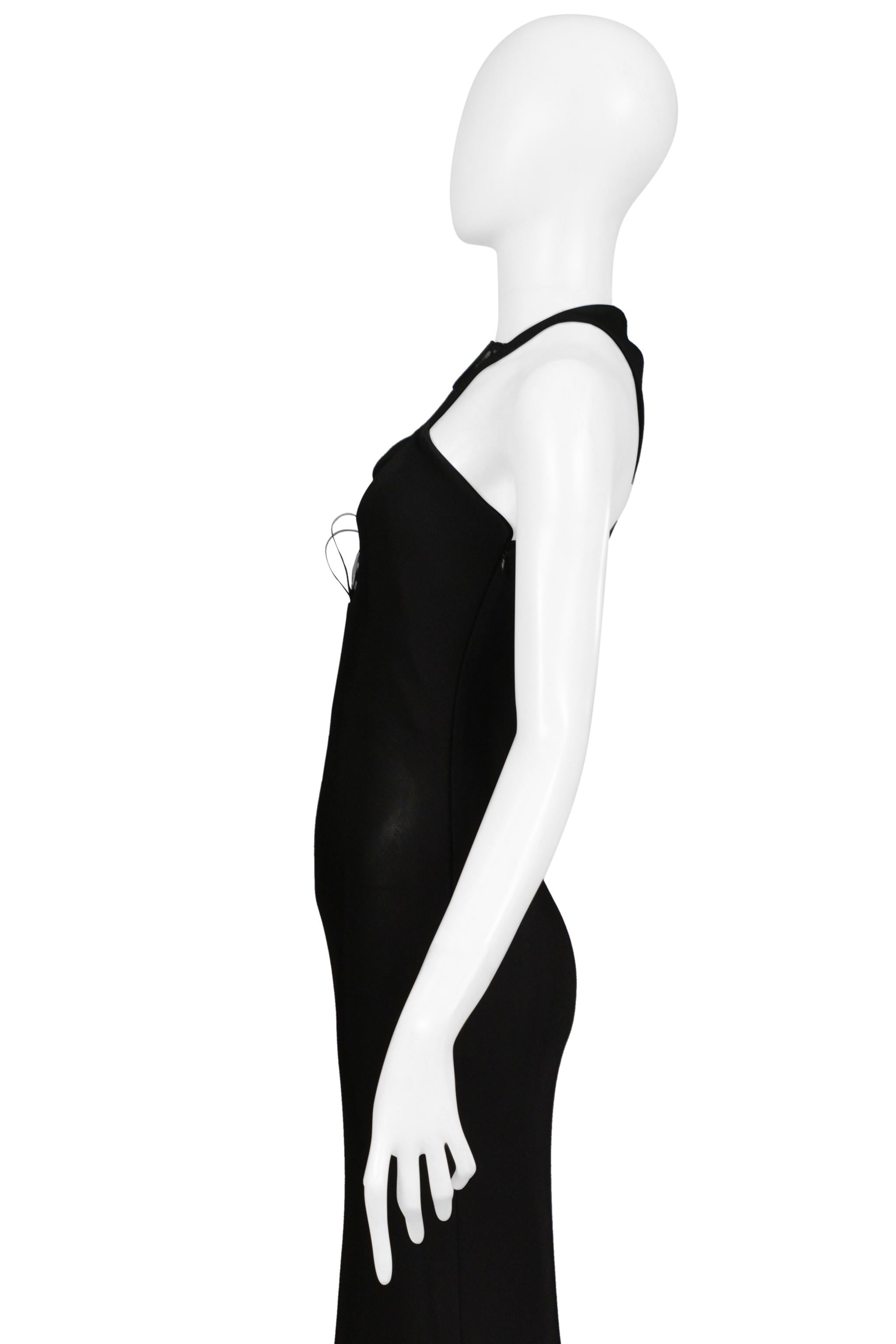 Robe de soirée noire Sophia Kokosalaki avec corsage complexe 2008 en vente 4