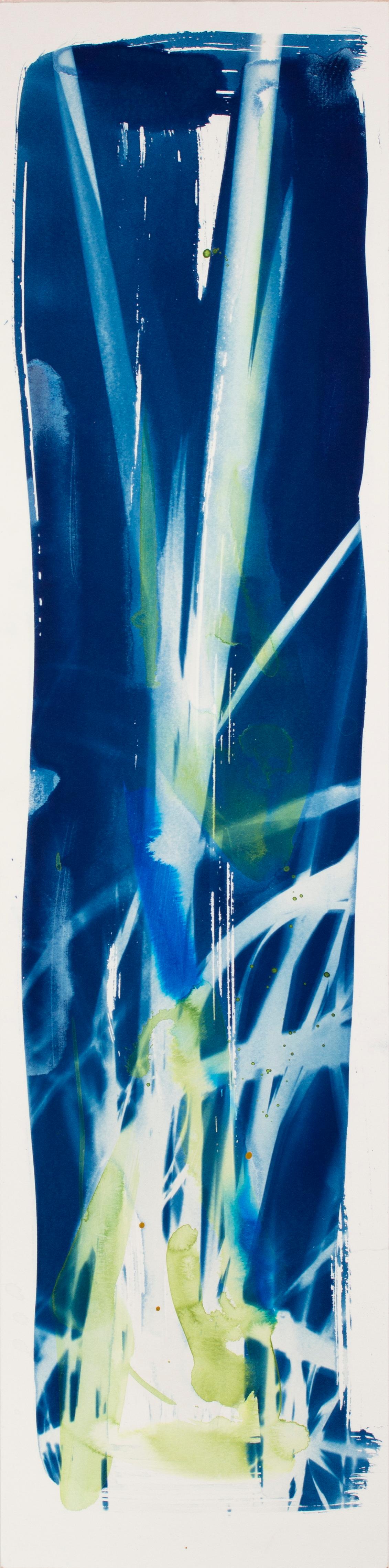 Sophia Milligan Abstract Painting – „Except The Shadows“. Gemälde in Mischtechnik auf Karton, gerahmt