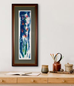 'Grande forza'. Pittura a tecnica mista su tavola, incorniciata