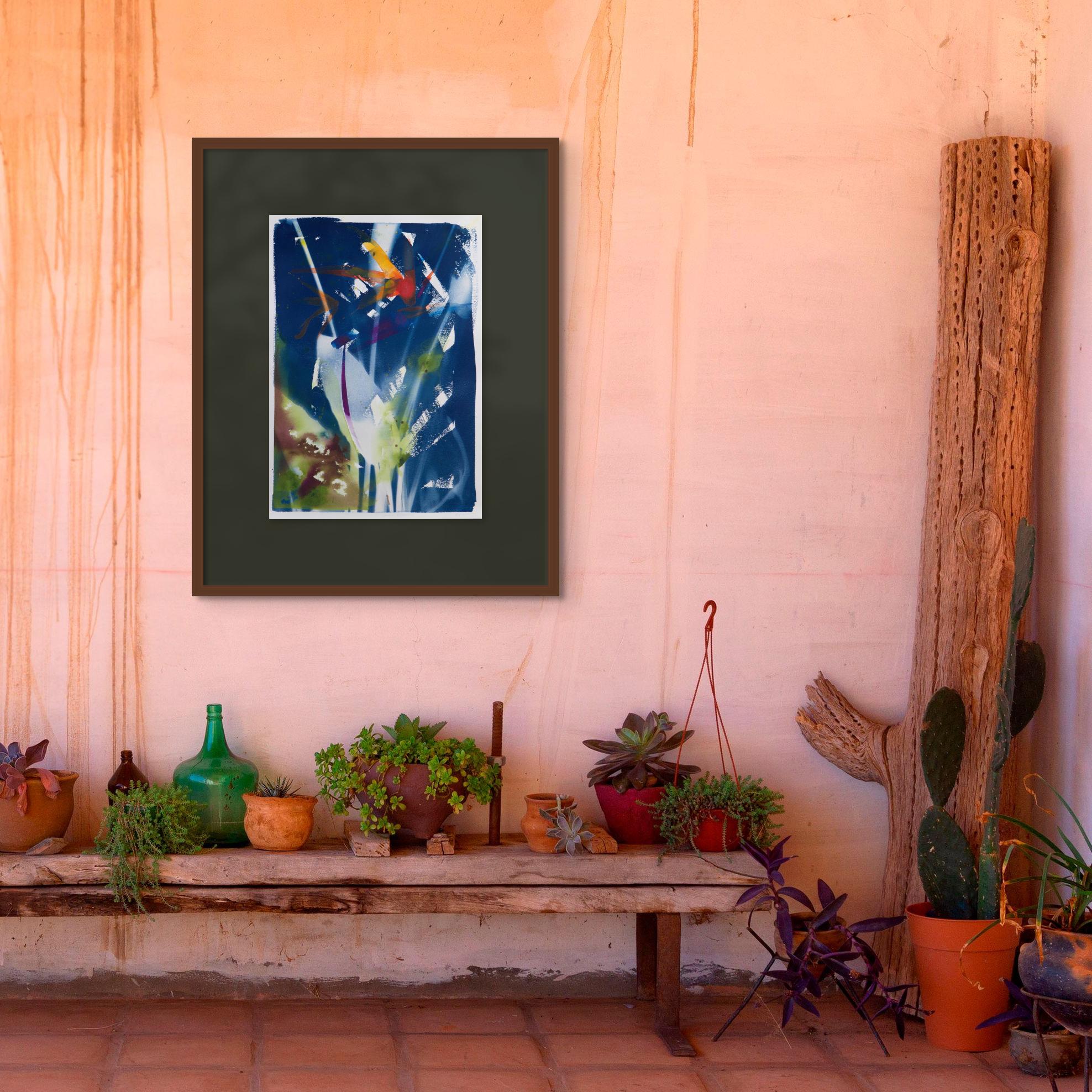 'Paradise Remembered'. Botanical environmental tropical painting - Painting by Sophia Milligan