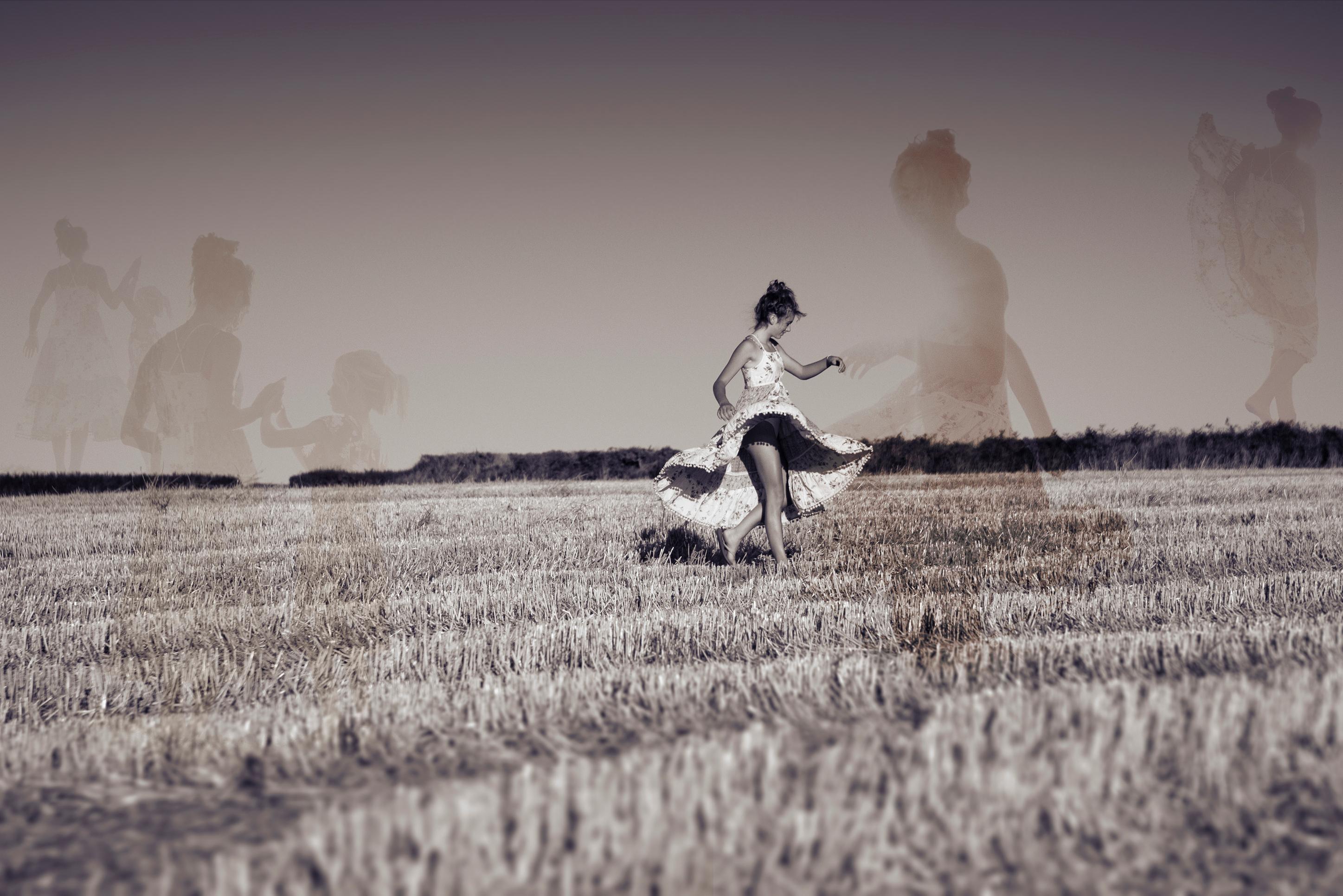 Sophia Milligan Portrait Photograph - 
Emergence
 40x60" Limited Edition Archival Photograph, Signed, Woman Dancer