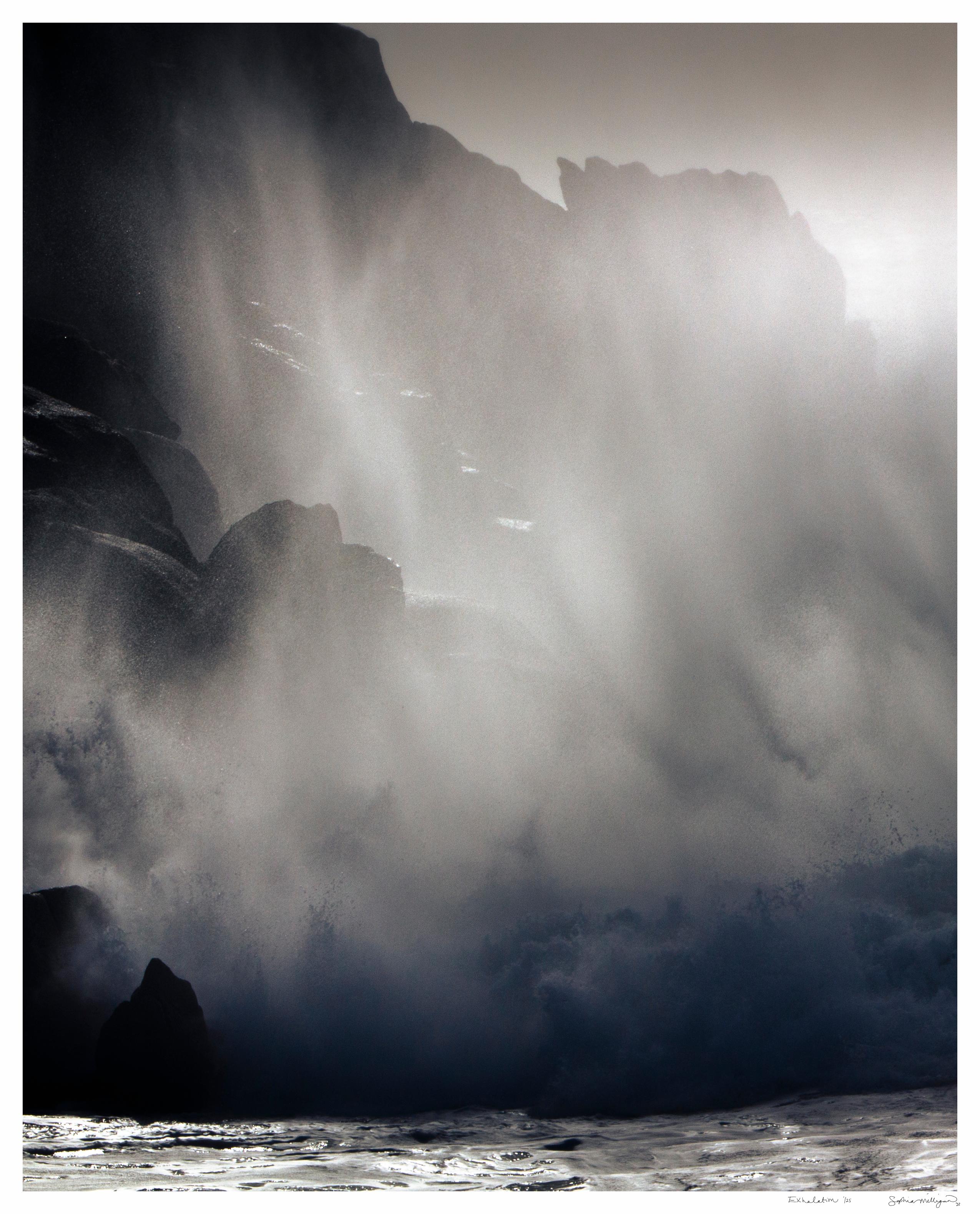 'Exhalation' Large scale limited edition photograph. Ocean, Sea, Light, Beach For Sale 5