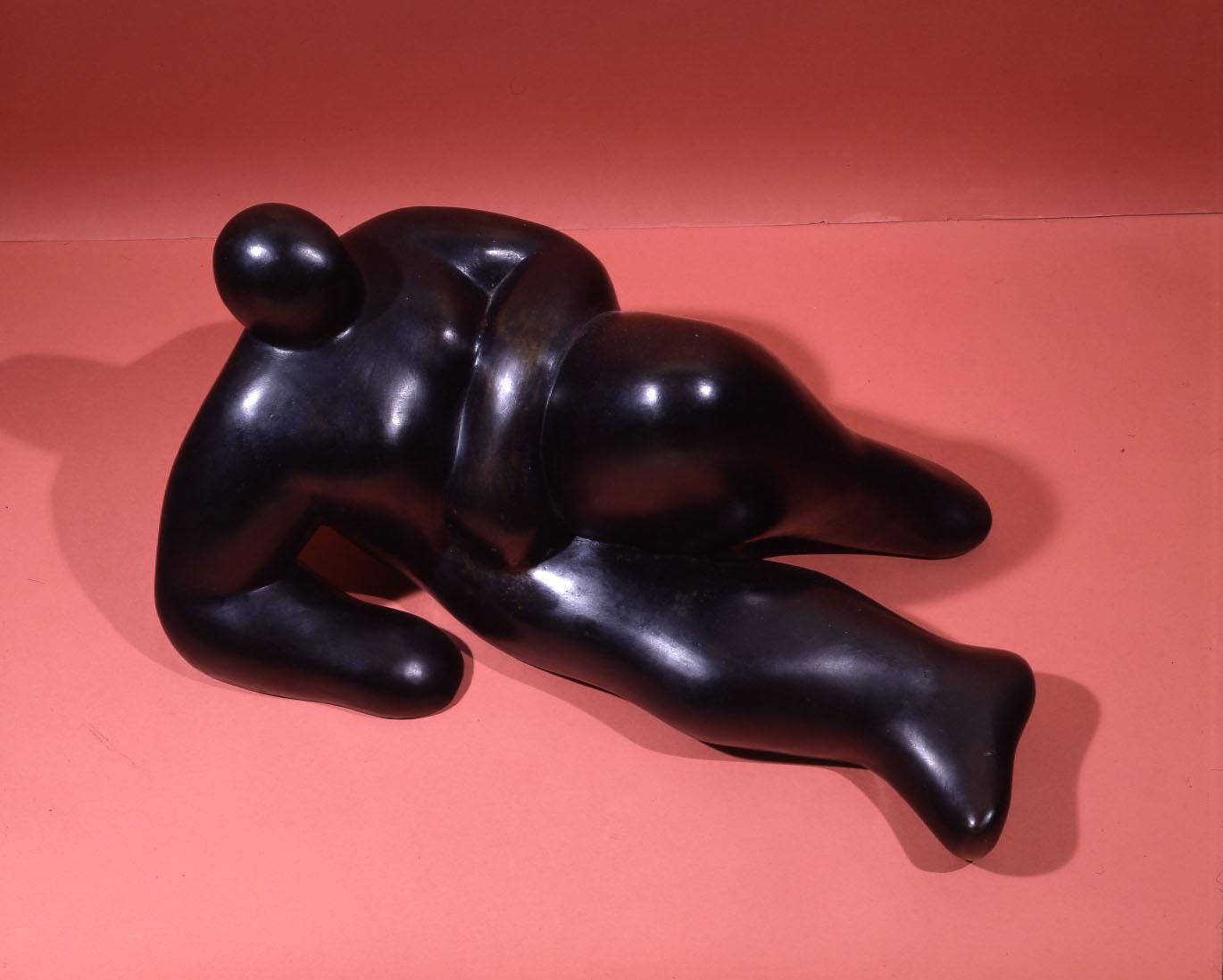 RECLINING FIGURE - Sculpture by Sophia Vari