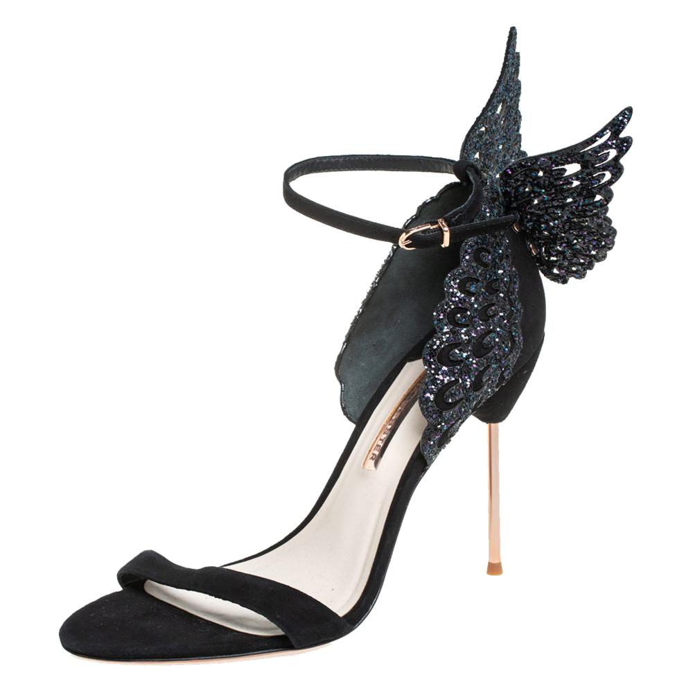 Sophia ster Metallic Rose Gold Leather Lilico Floral Ankle Sandals