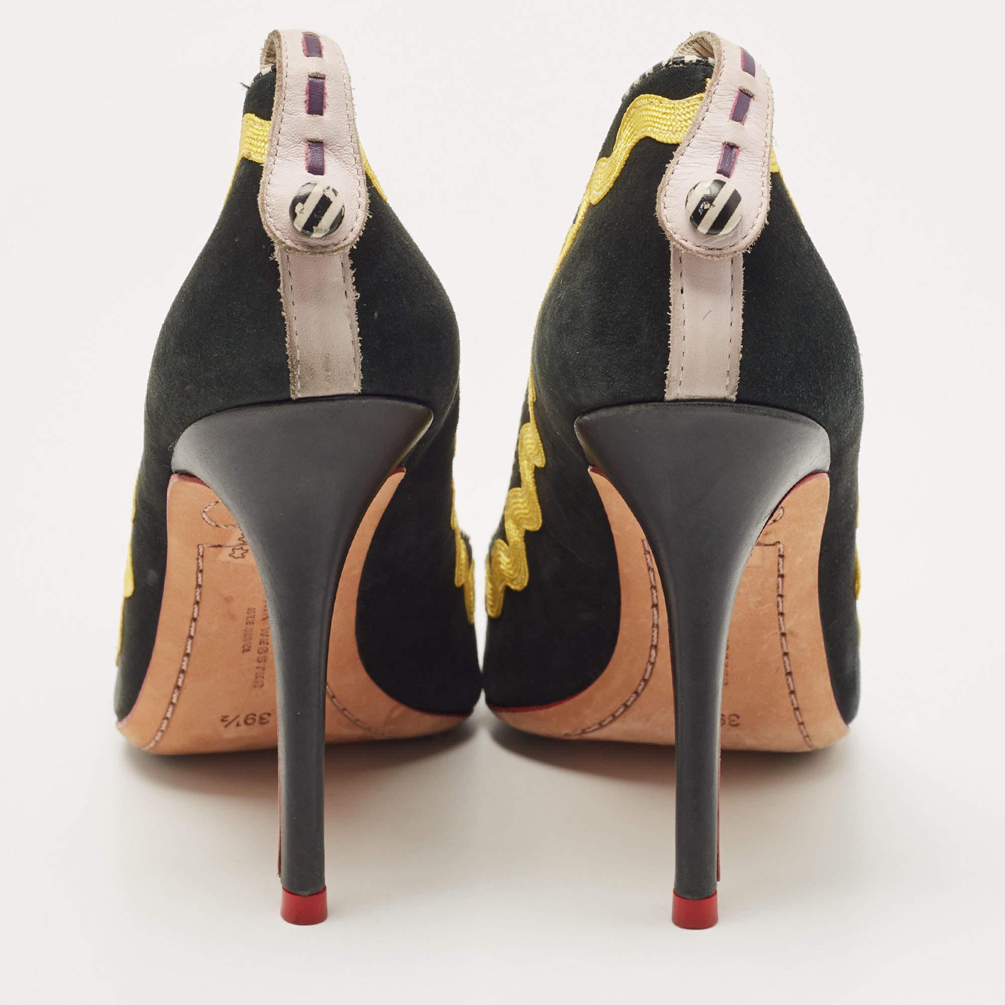Donna Sophia Webster Pumps in pelle scamosciata nera misura 39,5 in vendita