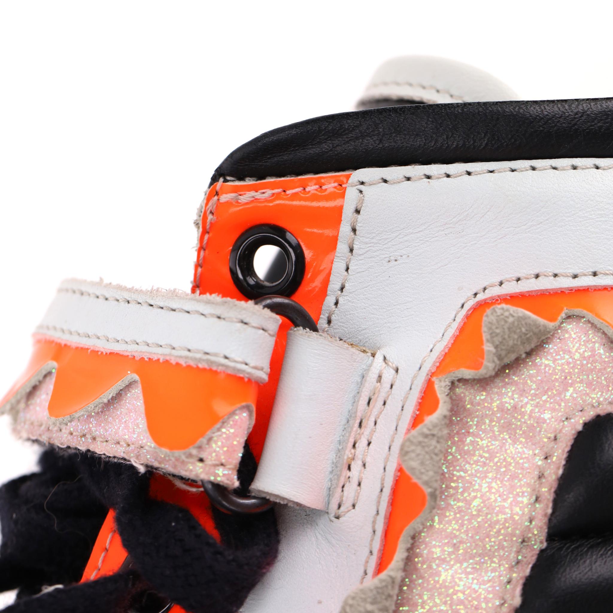 Sophia Webster - Baskets montantes en cuir 'Riko' à détails de paillettes en vente 2