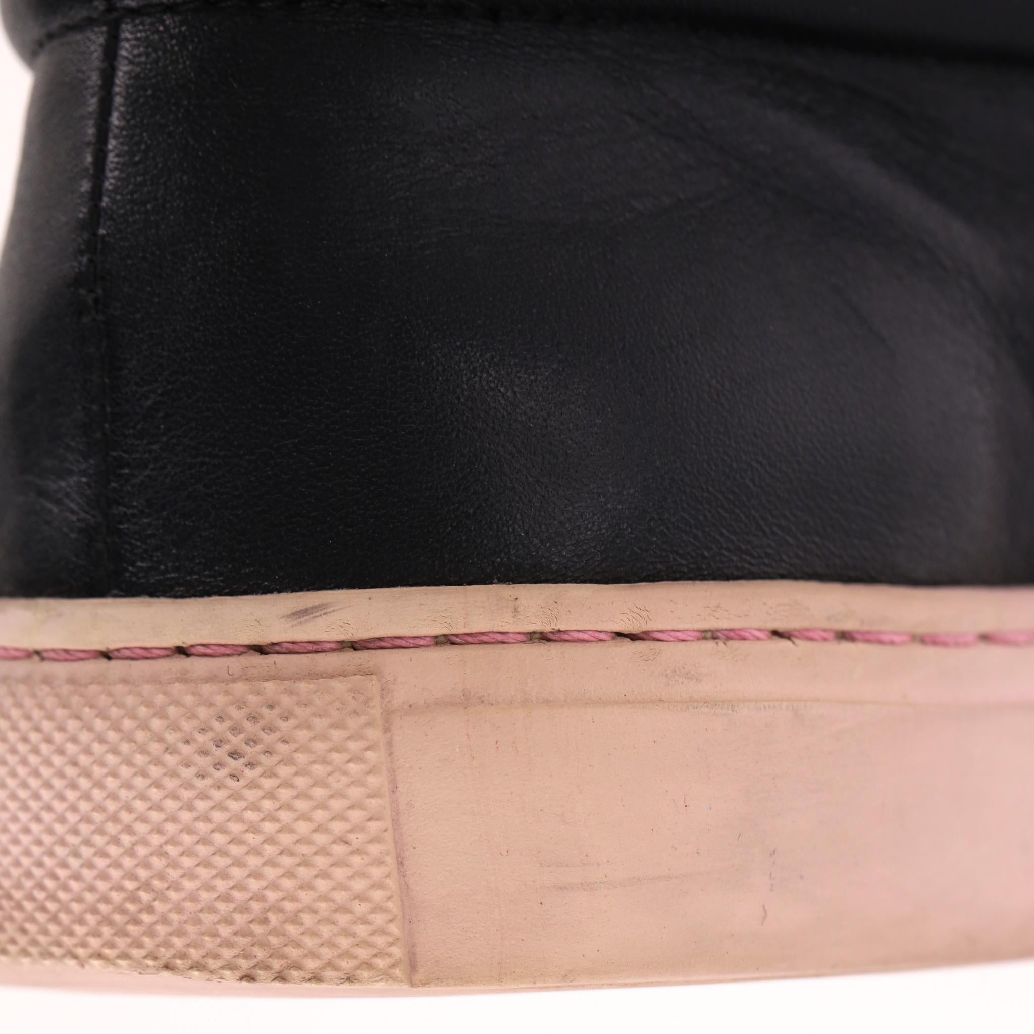 Sophia Webster - Baskets montantes en cuir 'Riko' à détails de paillettes en vente 3