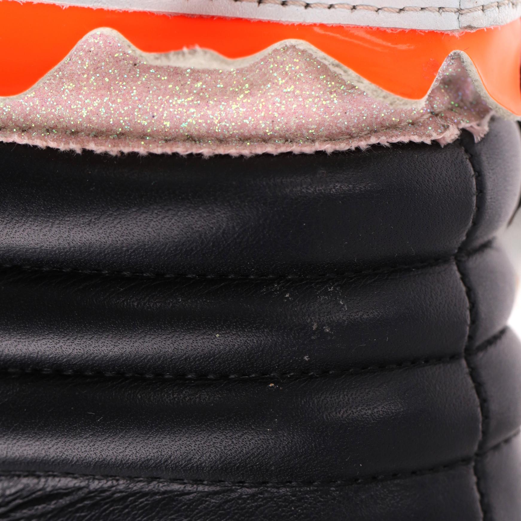 Sophia Webster - Baskets montantes en cuir 'Riko' à détails de paillettes en vente 4