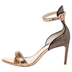 Sophia Webster Gold/Bronze Nicole Ankle Strap Sandals Size 41