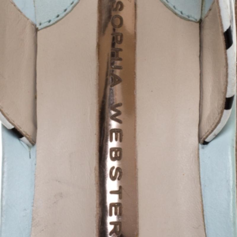 Sophia Webster Sandalias de cuña con plataforma adornada con gemas Suki de piel talla 37.5 Marrón en venta