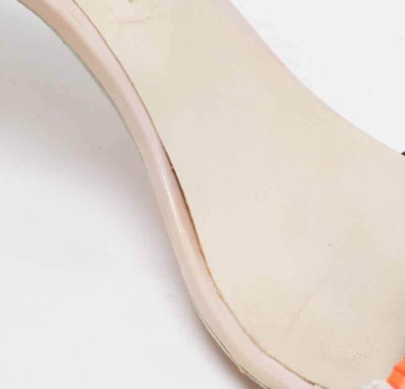 Sophia Webster Multicolor Leather And Patent Ankle Strap Sandals Size 39 For Sale 1