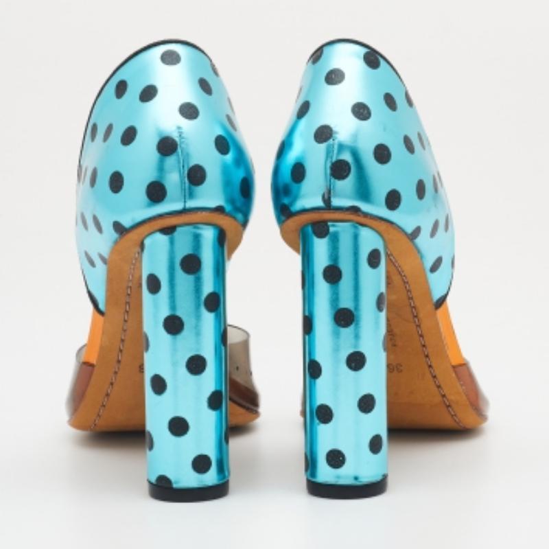 Sophia Webster Multicolor Leather And PVC Jessica Pumps Size 36 For Sale 4
