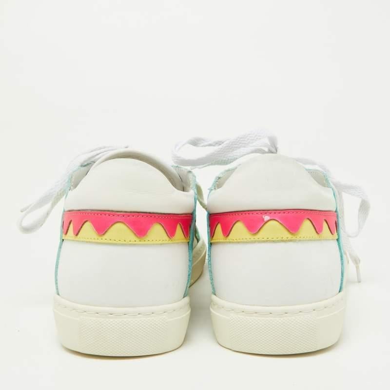 Women's Sophia Webster Multicolor Leather Riko Sneakers Size 38.5