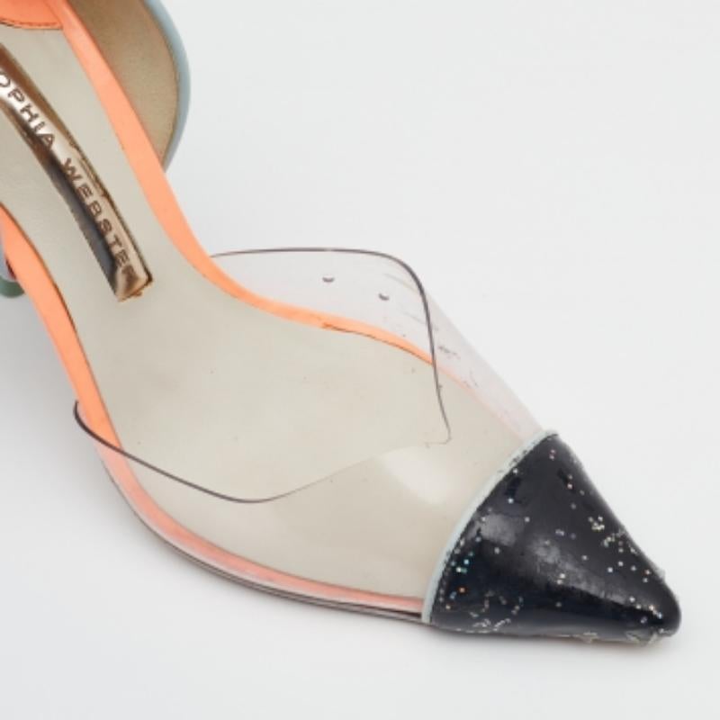 Sophia Webster Pumps in vernice e PVC Jessica multicolore misura 36 in vendita 1