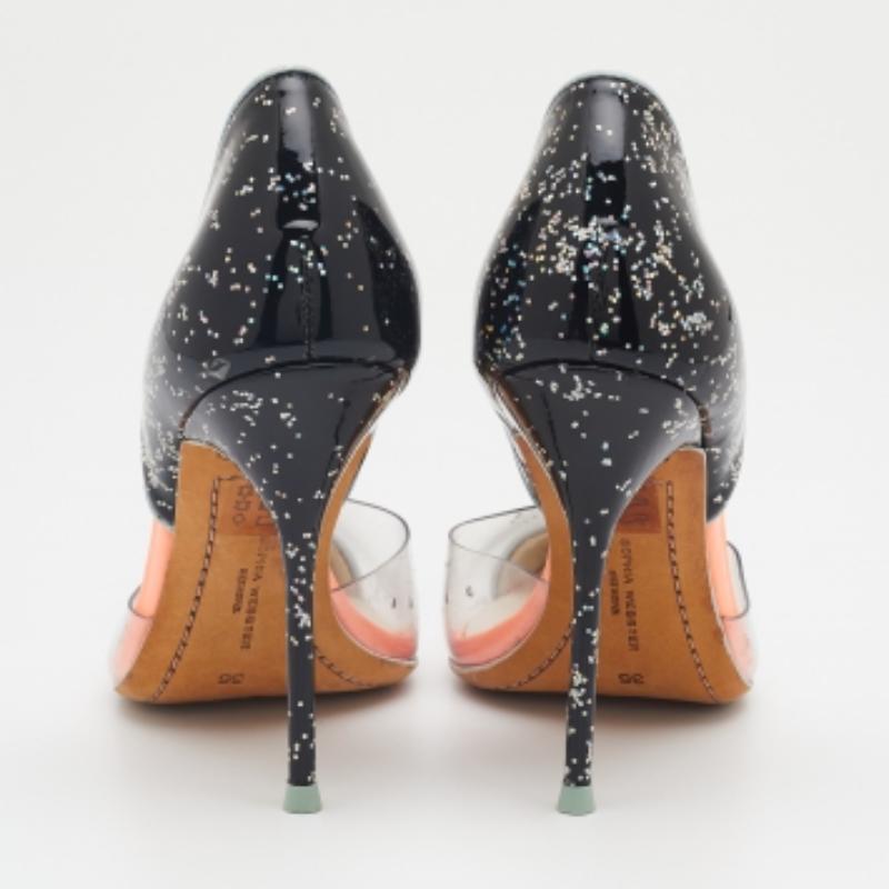 Sophia Webster Pumps in vernice e PVC Jessica multicolore misura 36 in vendita 2