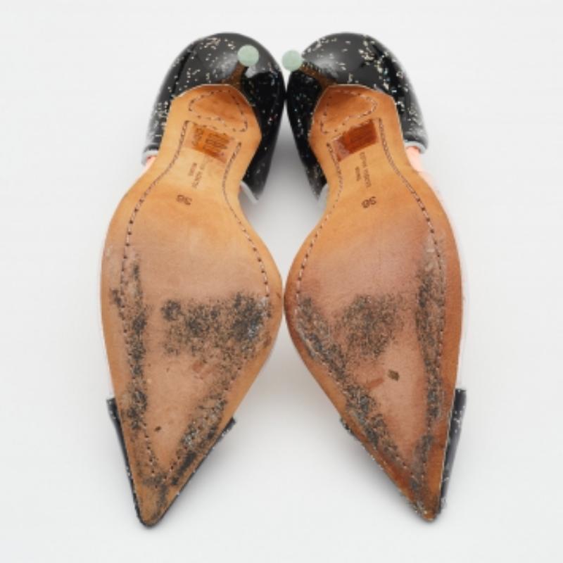 Sophia Webster Pumps in vernice e PVC Jessica multicolore misura 36 in vendita 3