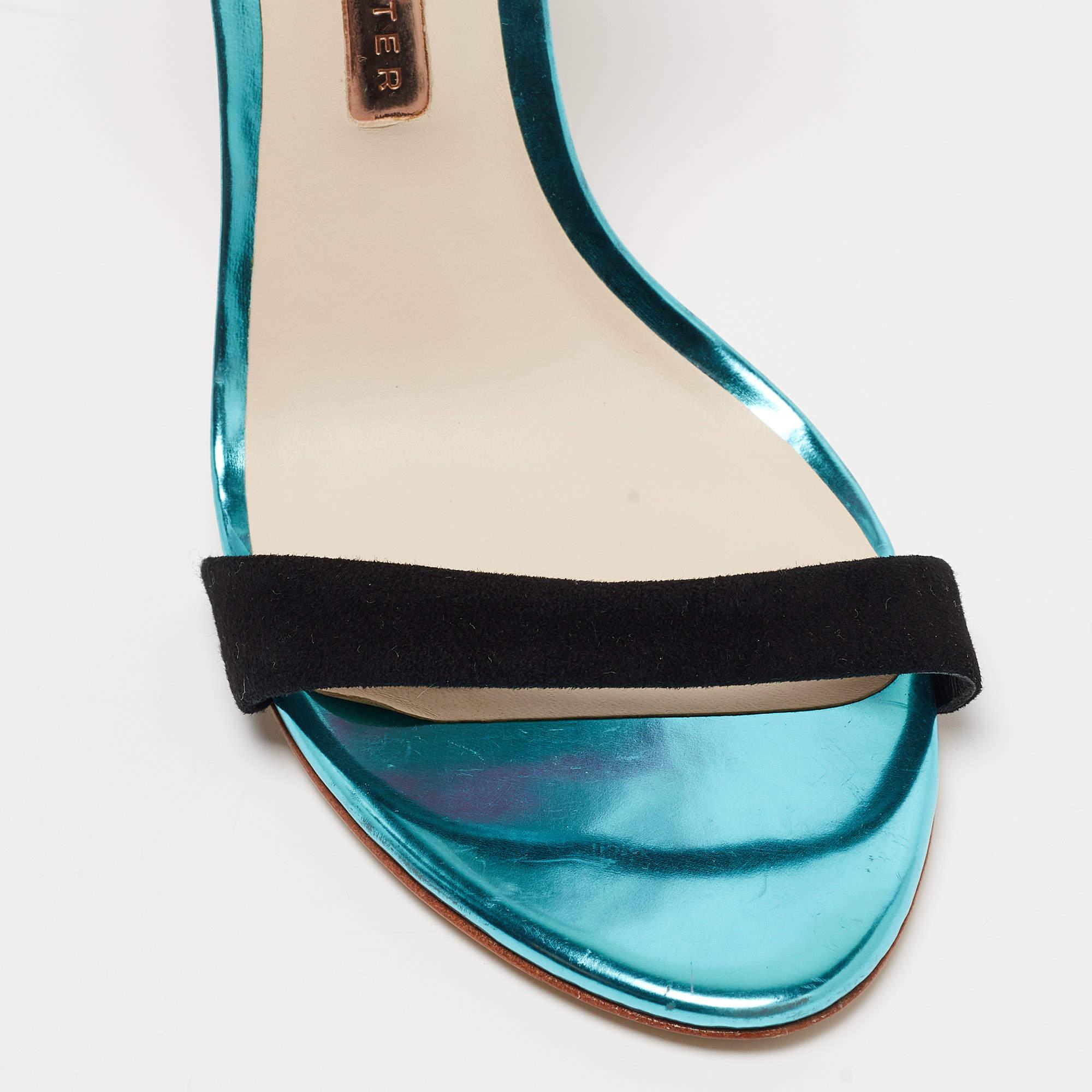 Sophia Webster Multicolor Patent Leather and Suede Chiara Butterfly Ankle Strap  For Sale 1
