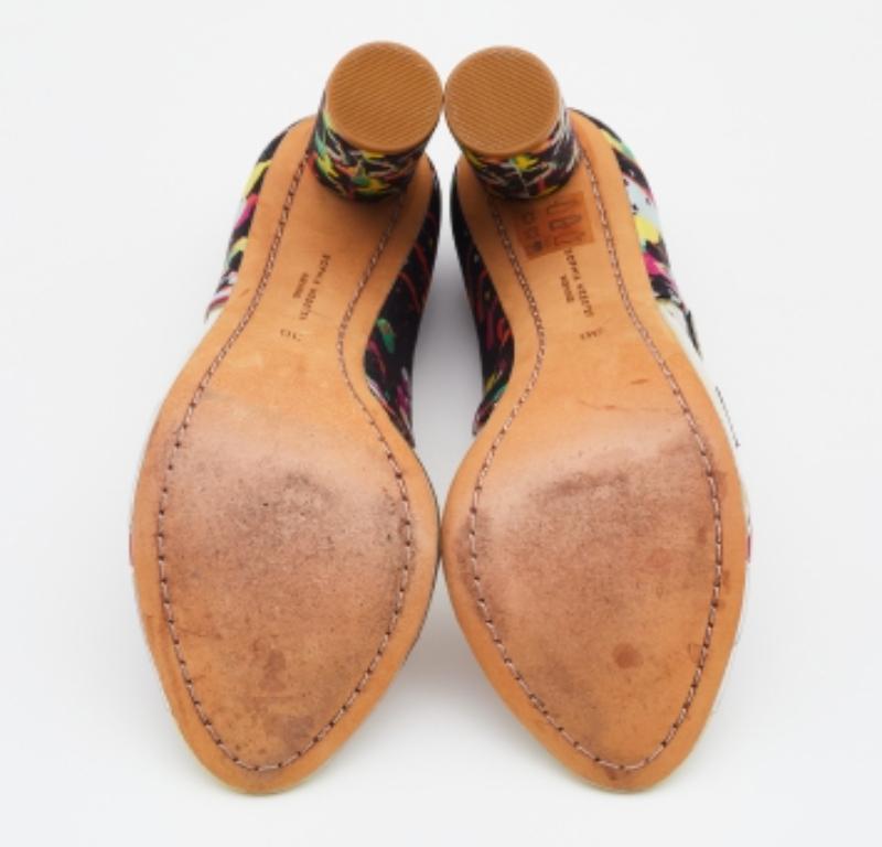 Sophia Webster Bombas con puntera en punta Pollock de PVC y tela multicolor Tamaño 36 en venta 2