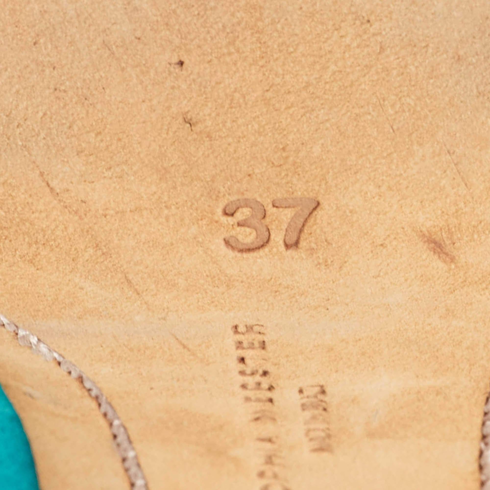 Sophia Webster escarpins à bout pointu en daim et cuir multicolore, taille 37 en vente 3