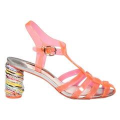 Sophia Webster - Sandales à talons orange, taille IT 37