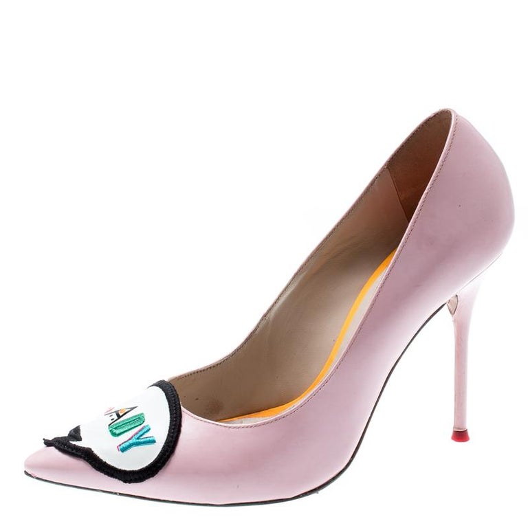 Sophia Webster Pink Leather Boss Lady Pumps Size 36 For Sophia Webster Pink Leather Boss Lady Pumps Size 36 For