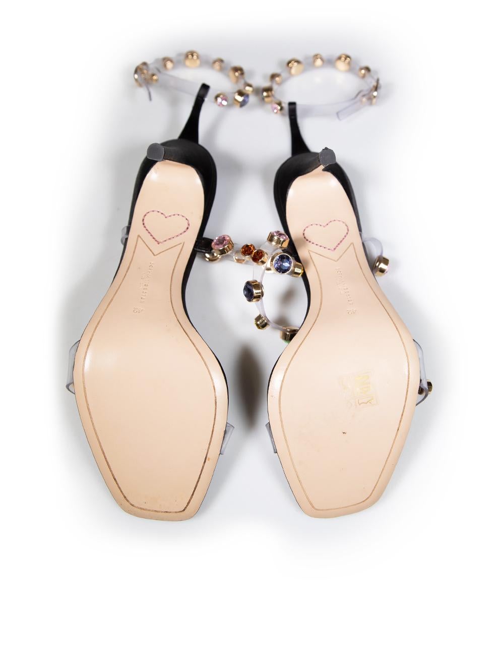 Sophia Webster Rosalind Crystal Embellished Heels Size IT 42 In Excellent Condition For Sale In London, GB
