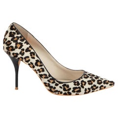 Sophia Webster Women's Leopard Print Ponyhair Stiletto Pumps