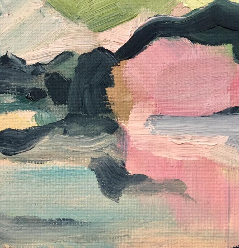 Peinture à l'huile de la plage Cellar de Sophie Berger, 2022 en vente 4