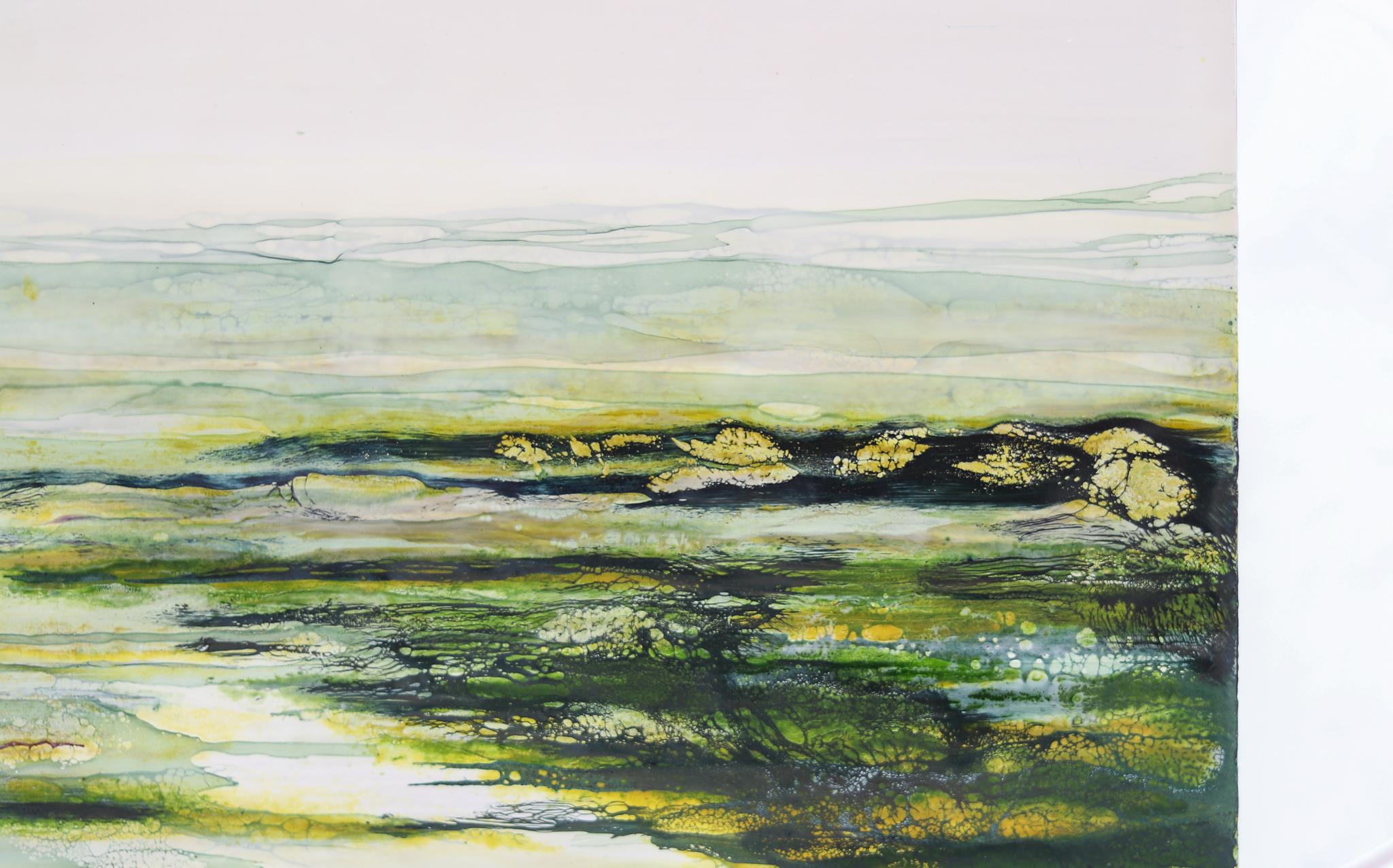 Tarda estate e Hideaway di Sophie Berger, Dittico originale, Arte contemporanea in vendita 4