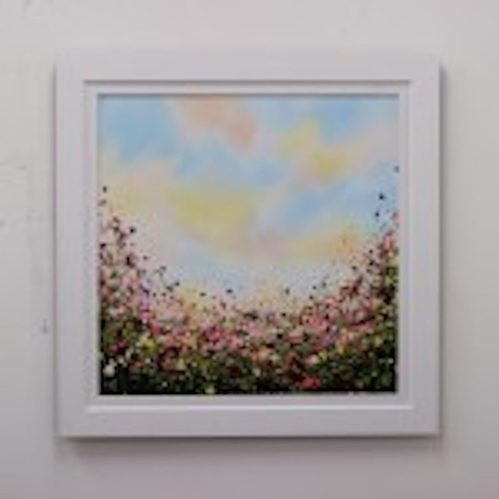 Sophie Berger, Fuga di primavera, Arte luminosa, Pittura originale, Paesaggio astratto in vendita 1