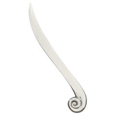 Sophie Buhai Sterling Silver Nautilus Letter Opener or Knife, USA