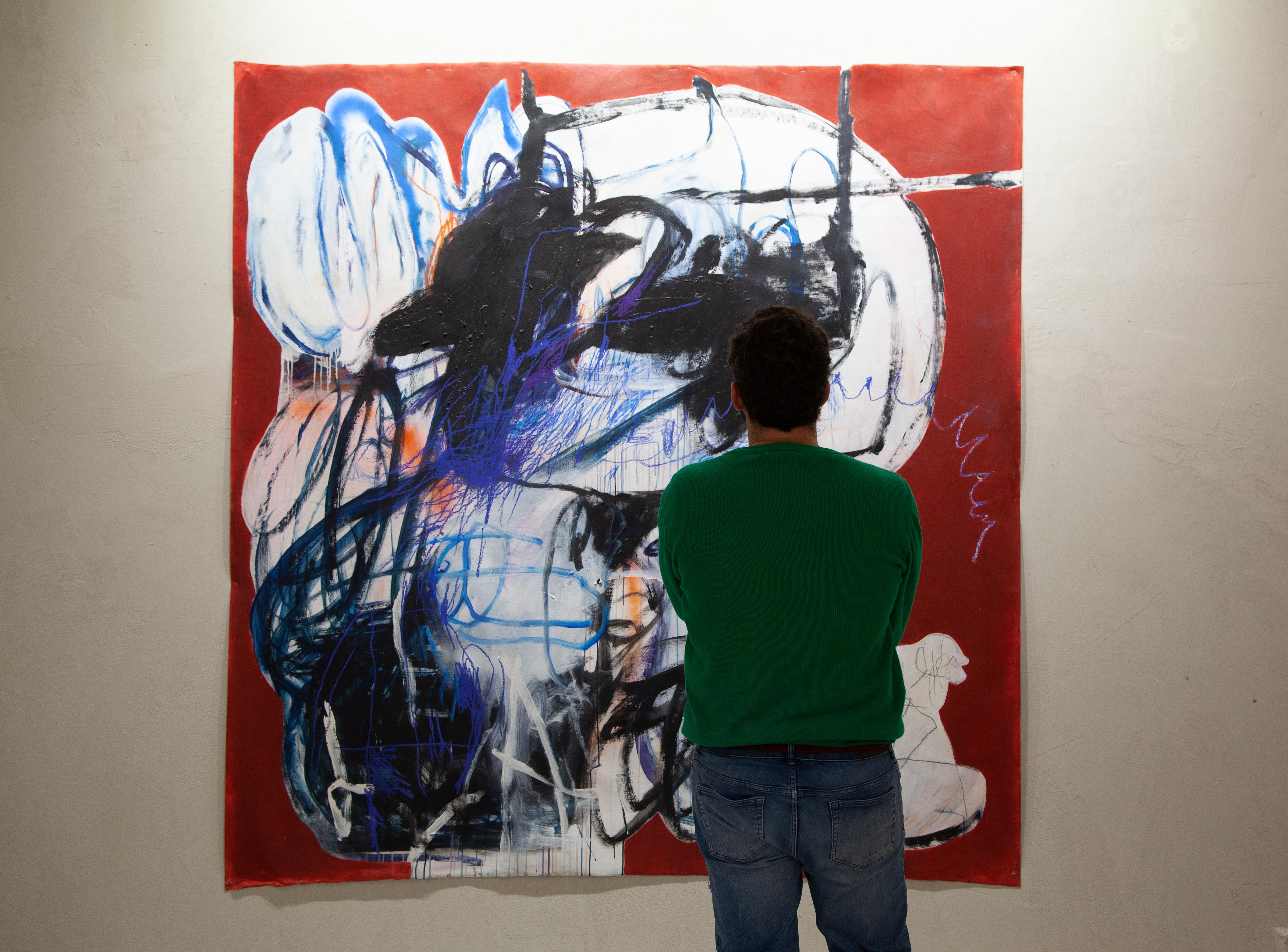 ABSTRACT Grande opera d'arte contemporanea canadese Sophie Bigli 2024 in vendita 1