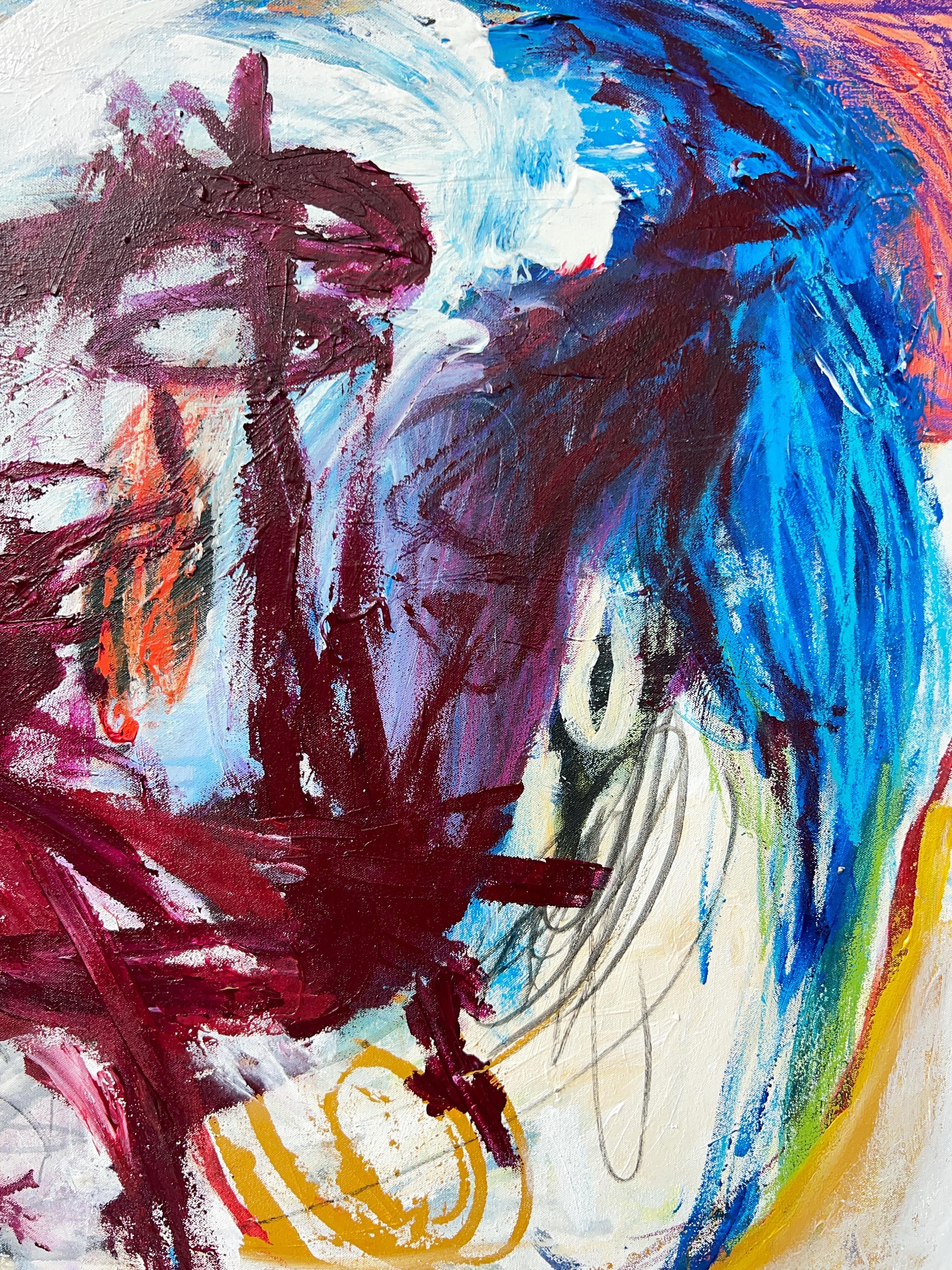 ABSTRACT Nuova opera d'arte dell'artista canadese contemporanea Sophie Crichton in vendita 1