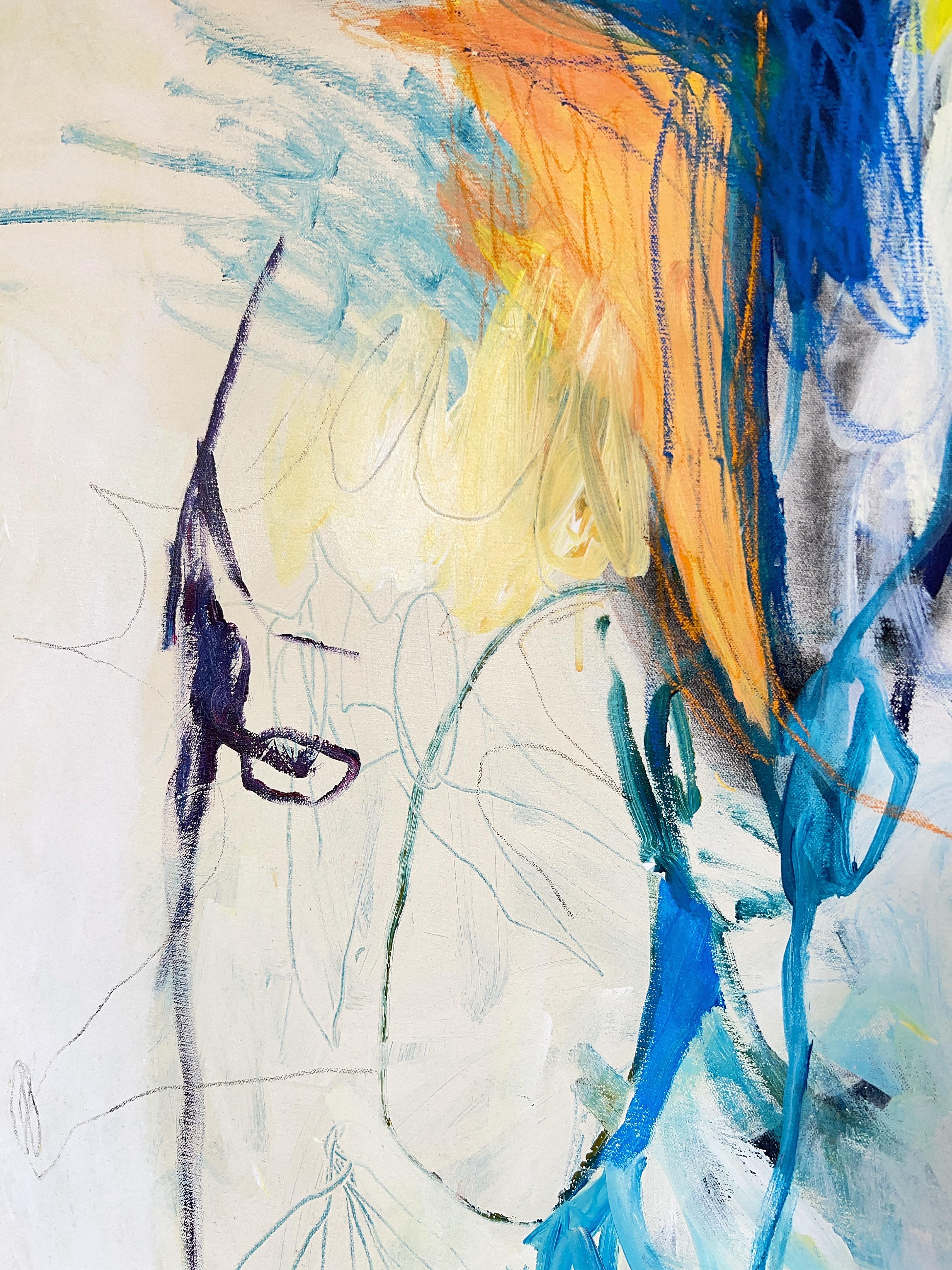 ABSTRACT Nuova opera d'arte dell'artista canadese contemporanea Sophie Crichton 2024 in vendita 3