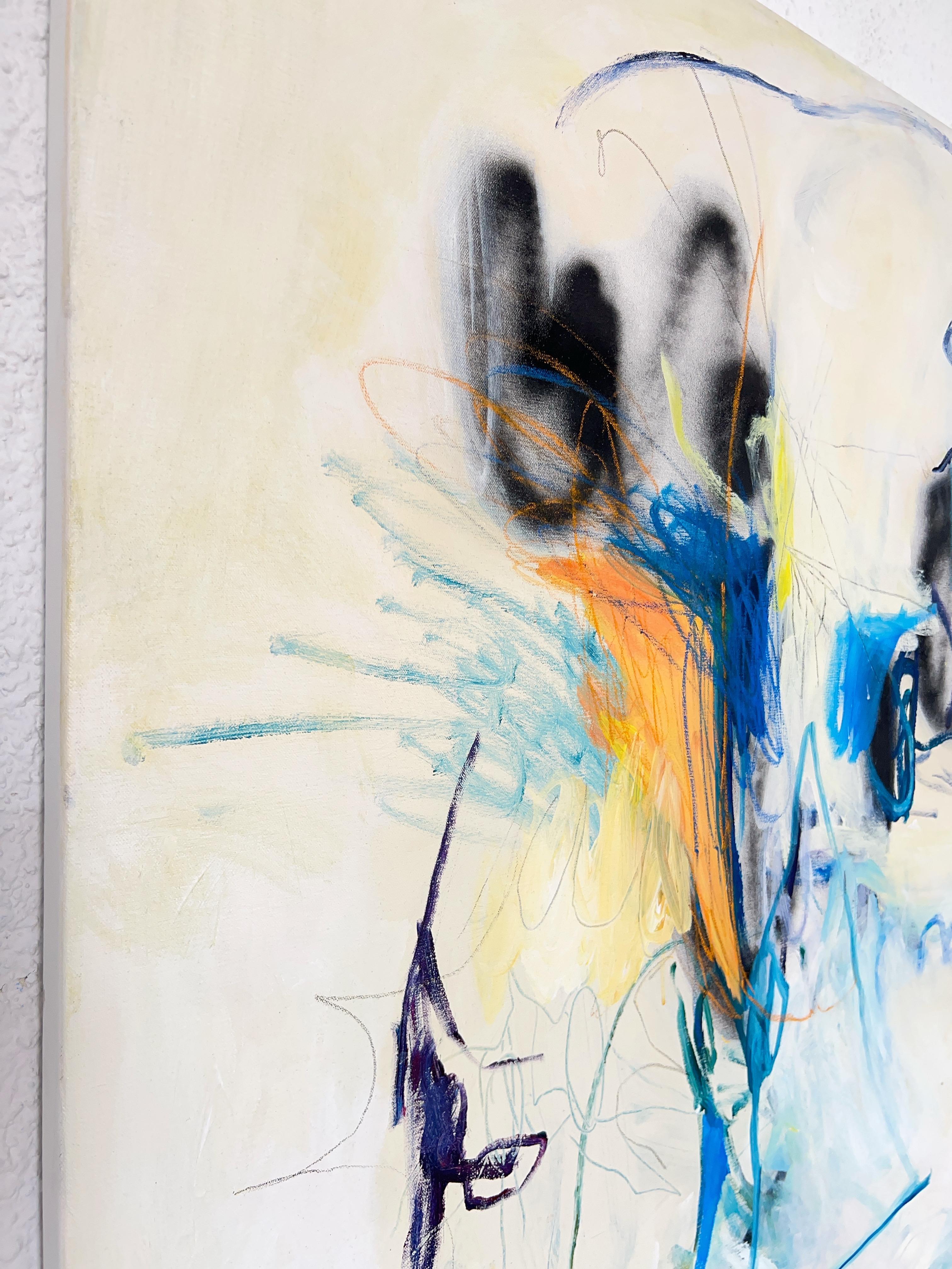 ABSTRACT Nuova opera d'arte dell'artista canadese contemporanea Sophie Crichton 2024 in vendita 4