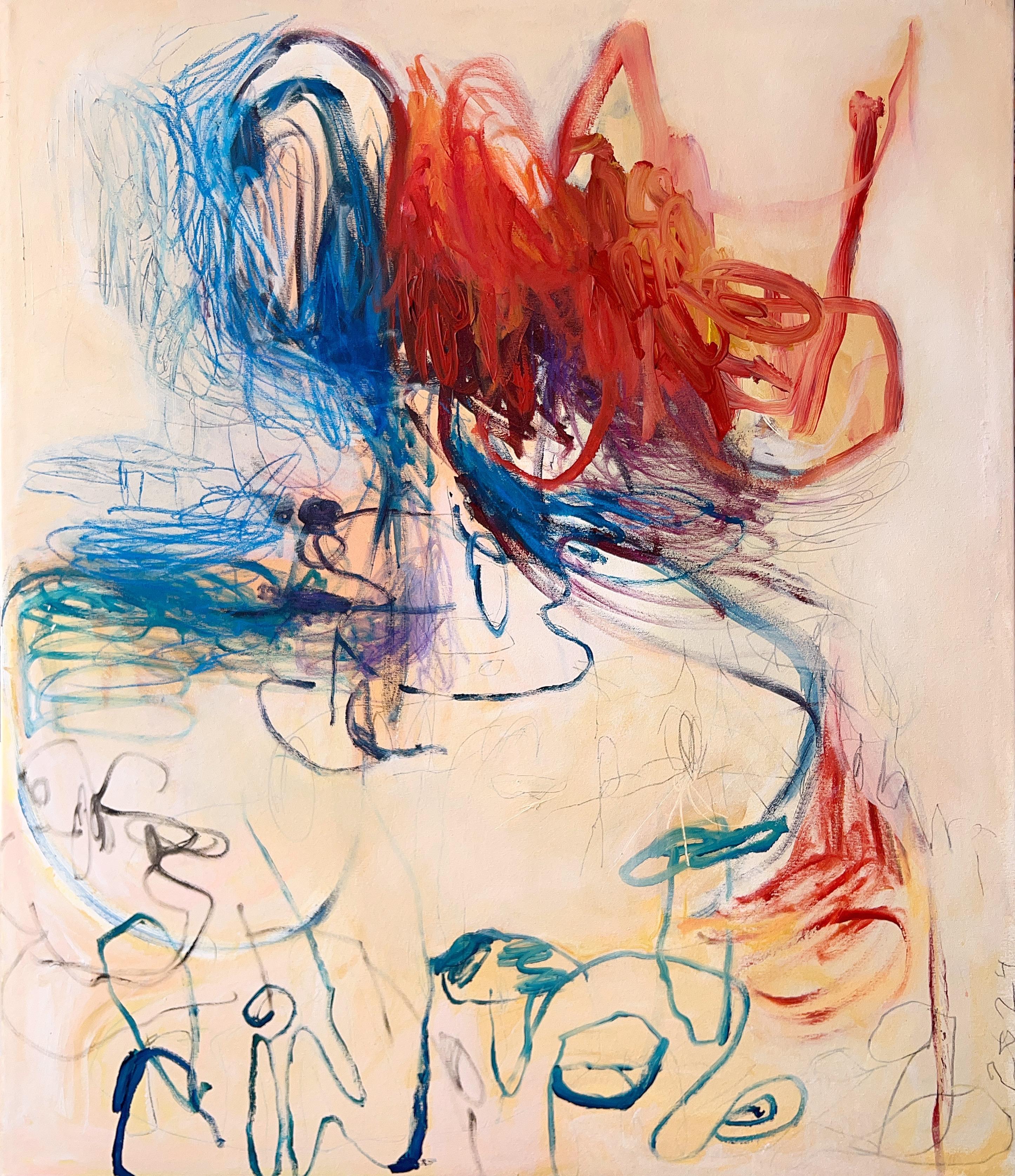 ABSTRACT Nuova opera d'arte dell'artista canadese contemporanea Sophie Crichton 2024 in vendita 3