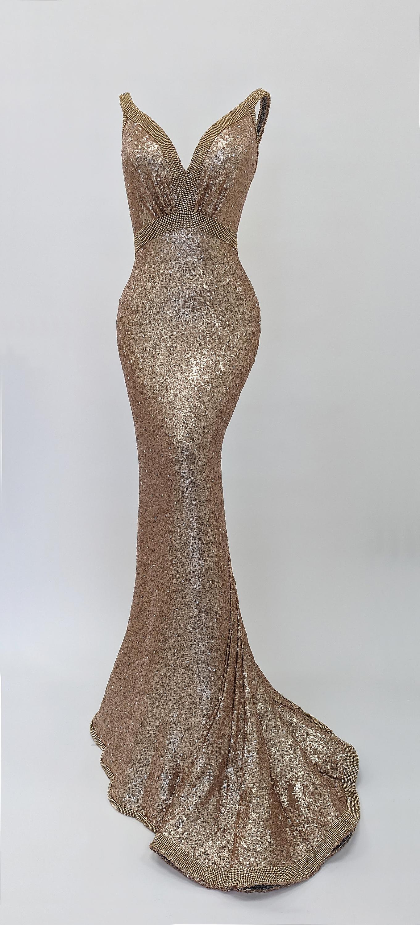 Figurative Sculpture de Sophie DeFrancesca - Celebración con champán